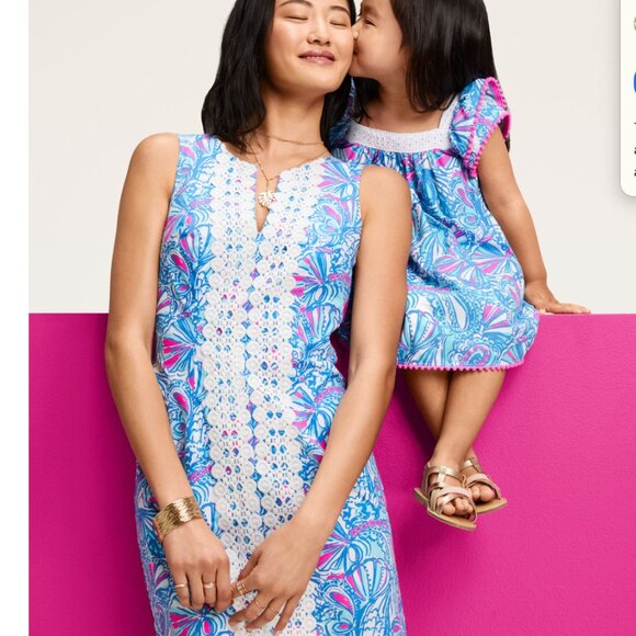 Lilly Pulitzer for Target Dresses & Skirts - Lilly Pulitzer for Target size 12 Dress 20th Anniversary Shift White Blue